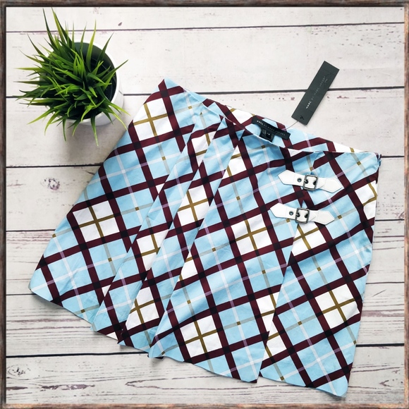 Marc by Marc Jacobs Dresses & Skirts - NWT MARC BY MARC JACOBS Pleated Plaid Skirt, sz 12